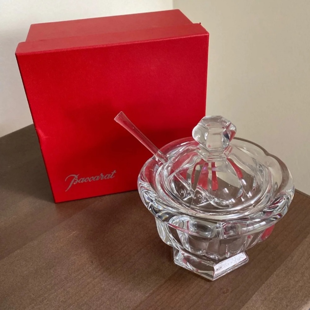 Baccarat Condiment Jar Large